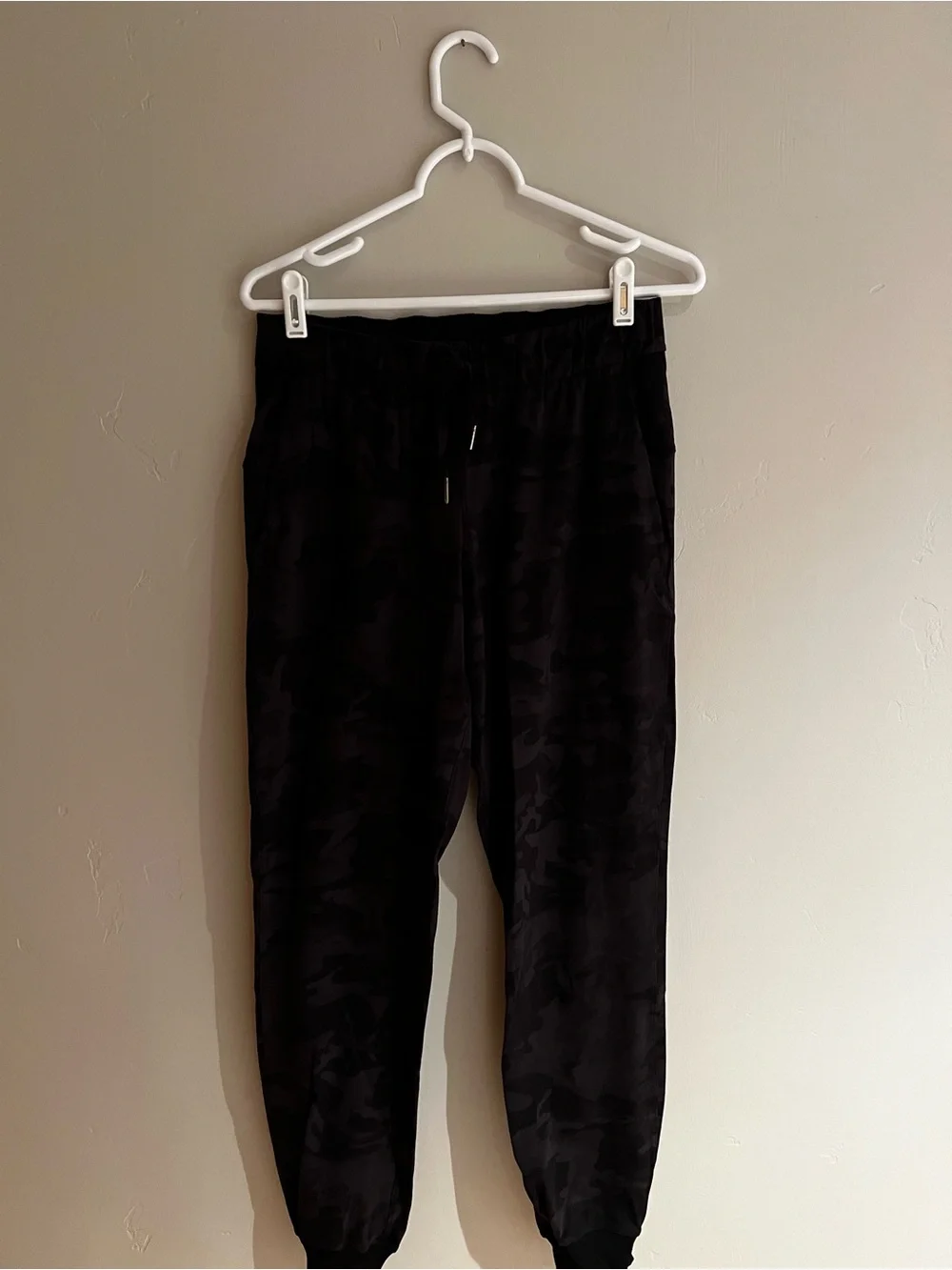 Lululemon Black Camouflage Jogger Pants
